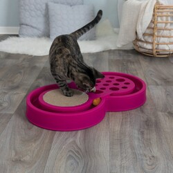 Trixie Kedi Tırmalama ve Oyuncak 60x33 Cm Pembe - Thumbnail