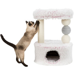 Trixie Kedi Tırmalaması ve Yatağı Beyaz Pembe 73 Cm - Thumbnail