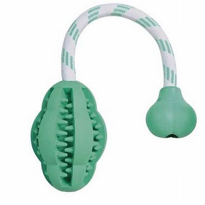 Trixie Kauçuk Dental İpli Top Köpek Oyuncağı 28 Cm 