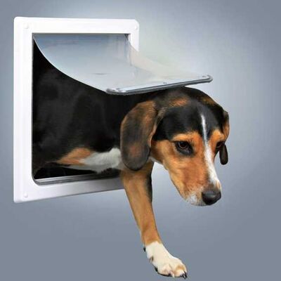 Trixie 2 Yollu Köpek Kapısı S-M Beyaz