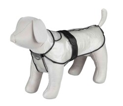 Trixie - Trixie Şeffaf Siyah Biyeli Köpek Yağmurluğu Large 55 Cm