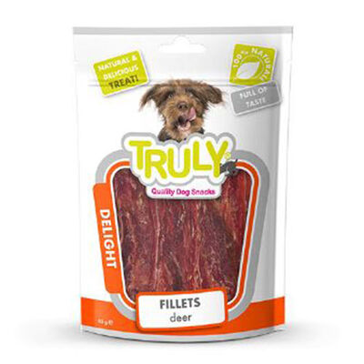 Truly Delight Jerky Ördekli Fileto Yumuşak Köpek Ödülü 90 Gr 