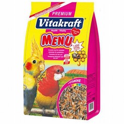 Vitakraft - Vitakraft Premium Menü Paraket Yemi 1000 Gr 