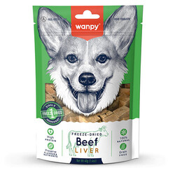 Wanpy - Wanpy Freeze Dried Doğal Kurutulmuş Dana Ciğeri Tahılsız Köpek Ödülü 40 Gr 
