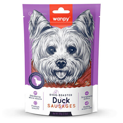 Wanpy Oven Roasted Ördek Etli Sosis Köpek Ödülü 100 Gr 