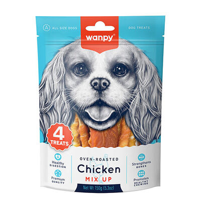 Wanpy Oven Roasted Tavuklu Karışık Köpek Ödülü 150 Gr 