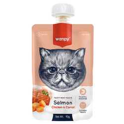 Wanpy - Wanpy Somunlu ve Tavuklu Ezme Kedi Ödülü 90 Gr 