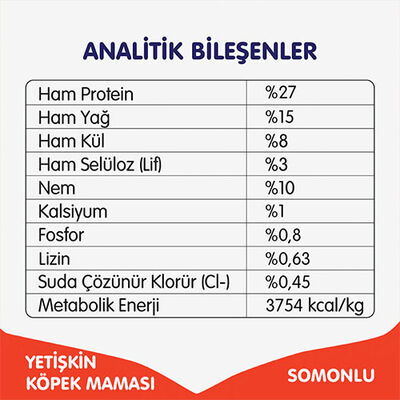 Wanpy With Oven Baked Bites Somonlu Tahılsız Yetişkin Köpek Maması 1,5 Kg 