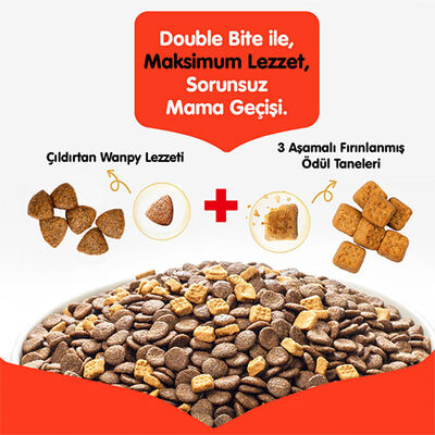 Wanpy With Oven Baked Bites Somonlu Tahılsız Yetişkin Köpek Maması 1,5 Kg 