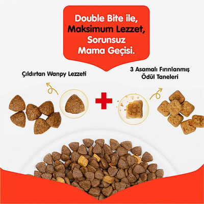 Wanpy With Oven Baked Bites Tavuklu Tahılsız Yetişkin Köpek Maması 1,5 Kg 