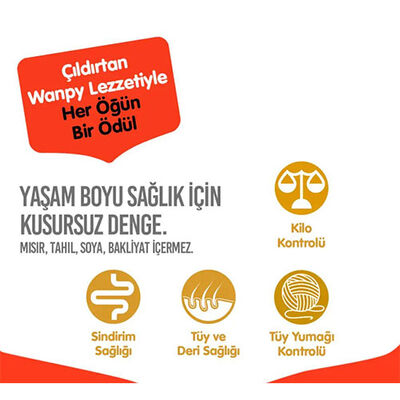 Wanpy With Oven Baked Bites Ton Balıklı Tahılsız Yetişkin Kedi Maması 8 Kg 