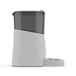 Wero Akıllı Kedi Köpek Mama Kabı Pro 1080p Ayarlanabilir Kamera Wifi Kontrol Pet Feeder Metal Kase Beyaz 6 Lt - Thumbnail