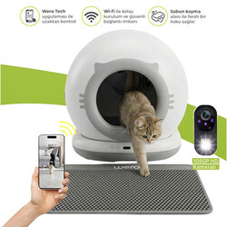 Wero - Wero Akıllı Kedi Tuvaleti Max Kameralı Versiyon CLB MAXCAM 