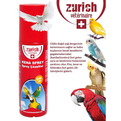 Zurich Veterinaire Kuş Vitamin Herbo Sprey 150 Ml 